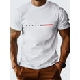 thumbnail image 1 of Men's PARIS Graphic Tee - Casual Short Sleeve, Breathable & Machine Washable,Summer Collection, T-Shirt Stylish, 1 of 5