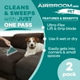 thumbnail image 6 of Helio Air Pet Broom Mini: 2-Piece Hair Remover Kit: All-Surface Sweeper & Squeegee for Pets, 6 of 6