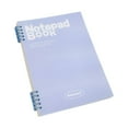 thumbnail image 1 of Clearance! beishanbush Notebooks for School Notebook Refillable Notebook and Filler Paper Notebooks College Ruled with Dividers Transparent Covers for Home School One Size Blue, 1 of 9