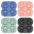 thumbnail image 3 of zhangmingg Penguin Shaped Silicone with Lid for Easy Stacking Storage Novelty Ice for Drinks, 3 of 3