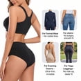 thumbnail image 3 of Women's Ice Silk Seamless No Show Briefs, Breathable Soft Workout Underwear, 3 of 5