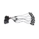 thumbnail image 2 of Gwong Autos 8 vainas LED luces de roca modificadas Cambio de color modificado Bluetooth-Compatible con Bluetooth Bluetooth RGB Lights Kit para vehículos Gwong 24017162, 2 of 6