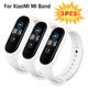 thumbnail image 1 of 3stklockbandförMiBand76543ArmbandXiaomiMiBandRemSilikonSportErsättningsarmbandSmartwatchTillbehörwhite3PCS, 1 of 5