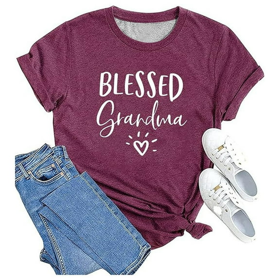 Summer Tops for Women Teen T Shirt T Shirts Womens Women Short Sleeve Shirt Long Sleeve for Long Loose Work Tops Small Womens Short Raglan Tee Neck Purple M