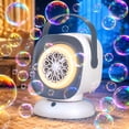 thumbnail image 4 of JoyStone Bubble Machine with LED Lights, 360° Auto Rotation & 45° Adjustable Angle, Automatic Bubble Blower for Kids Toddlers, Outdoor Party, Birthday, Wedding Gifts, 4 of 8