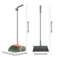 thumbnail image 3 of 100Fens Brooms and Dustpan-in-1 Set Home Cleaning Supplies Stainless Steel Handle Brooms and Dustpan Combo Set for Home Office, 3 of 6