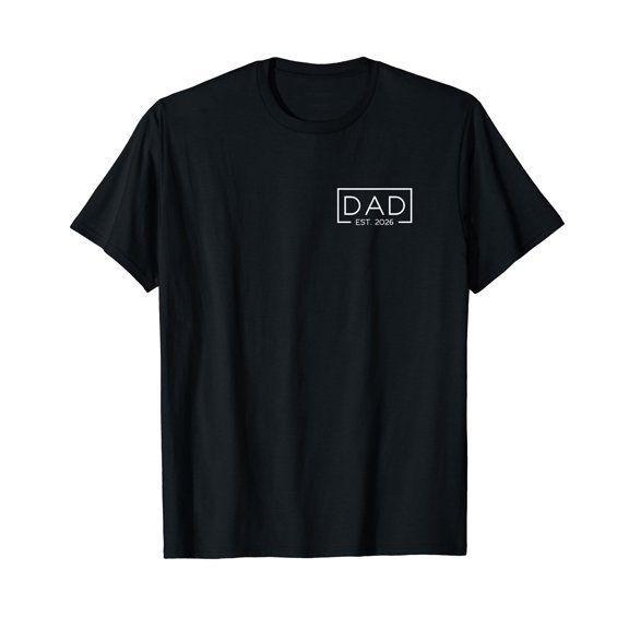Dad Est. 2026 Logo Father 2026 Loading New Dad 2026 T-Shirt