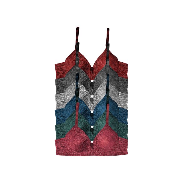 Pack 6 Brasier SIN Varilla Copa B o C Pack con 6 Diferentes Colores Tatys Fashion 55044