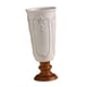 thumbnail image 2 of Jarrón de Cerámica de Base de Madera con Diseño Clásico Francés Florero Decorativo para Arreglos Florales Adecuado para Sala de Estar Dormitorio, 2 of 9