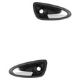 thumbnail image 1 of Manijas de Puertas Interiores HUSHAN Ibiza 2009 A 2017 Negro/plata 2 Piezas Delanteras, 1 of 4