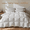 White, variant on KAKABELL Goose Feather & Down Comforter King Size, 3D-Baffle Box Construction, 8 Corner Tabs,Top-Grade White Goose Feather & Down 100% Cotton Cover, Soft & Airy, 90" x 106"