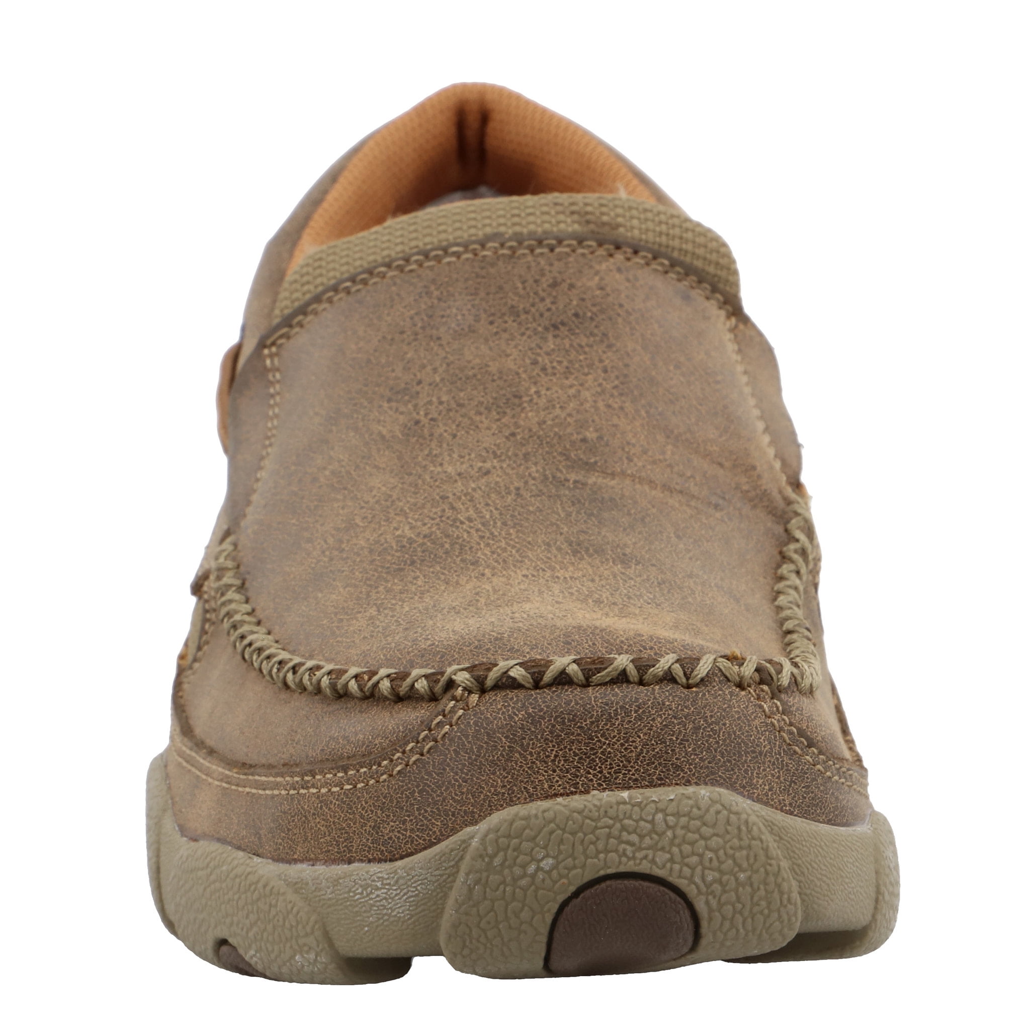 Men's Twisted X MDMS002 Driving Moc Slip On Bomber Leather 13 M