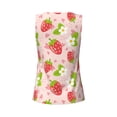 thumbnail image 5 of Gaeub Strawberry Floral Women's Workout Tank Tops Lightweight Sleeveless Shirts for Women for Athletic Running Tennis Yoga - Medium, 5 of 9