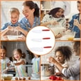 thumbnail image 4 of pitrice Kids Cooking Sets Real Kitchen Tools Children Cutter Chef Set Cookware Cake Salad Versatile Dishes Cutting Ergonomic Handles Type 17, 4 of 5