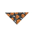thumbnail image 2 of BGZLEU 1 Pack Halloween Dog Bandana, Pumpkin Ghost Dog Scarf Bib, Pet Halloween Bandanas Costume Accessories for Medium Large Dogs (24in), 2 of 6