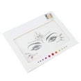 thumbnail image 1 of Khall Face Rhinestones Sticker,Glitter Eyes Face Rhinestones Sticker Festival Makeup Temporary Face Stickers Decorations, 1 of 8