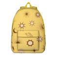 thumbnail image 1 of Astrology Cosmic Spiritual Design Travel Backpack – Lightweight Canvas Bookbag with Large Capacity and Anti-theft Multifunctional Features for Outdoor Activities, Gym, and Travel, 1 of 5