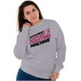 thumbnail image 3 of Lean Mean Cancer Fighting Machine BCA Women Plus Size Crewneck Sweatshirt Brisco Brands 3X, 3 of 5