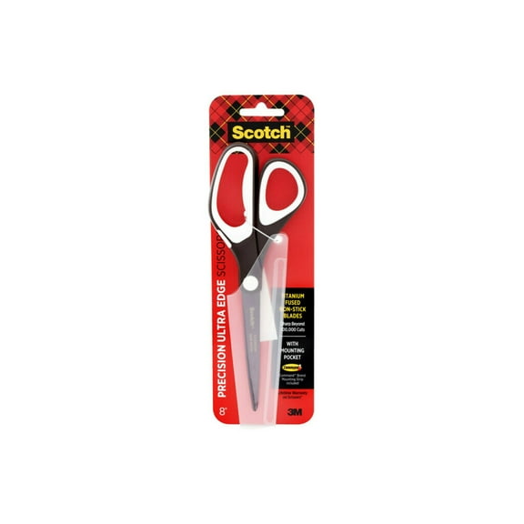 Scotch Precision Ultra-Edge Scissor, Beyond 100,000 Cuts, Non-Stick, 8"
