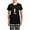 With Checker Pant, variant on CafePress - Boston Terrier Women's Dark Pajamas - Women's Short Sleeve Print T-Shirt and Pants Dark Cotton Pajama Set