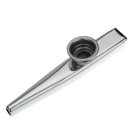 Kazoo Aluminum Alloy Metal with 5pcs Flute Diaphragm Gift for Kids Music Lovers