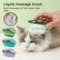 thumbnail image 2 of 2-Piece Pet Grooming Bath Brush - Soap Shampoo Dispenser, Soft Silicone Bristles, Cleans and Massages for Long Short Haired Dogs Cats, 2 of 8