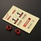 thumbnail image 5 of Bewildely Bujes C de aleación de aluminio para coche teledirigido LOSI mini-b mini-t, accesorios de repuesto para coche teledirigido, pesos Kits de construcción modelo Rojo, 5 of 5
