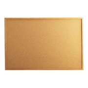 UNIVERSAL - Bulletin board - 35.98 in x 24.02 in - cork - non-magnetic - cork - oak frame