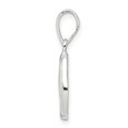 thumbnail image 2 of Sterling Silver Polished Initial O Pendant, 2 of 4