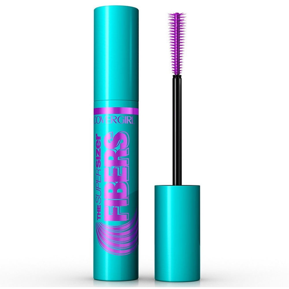 CoverGirl The Super Sizer Fibers Mascara, Very Black 800 0.4 oz (Pack