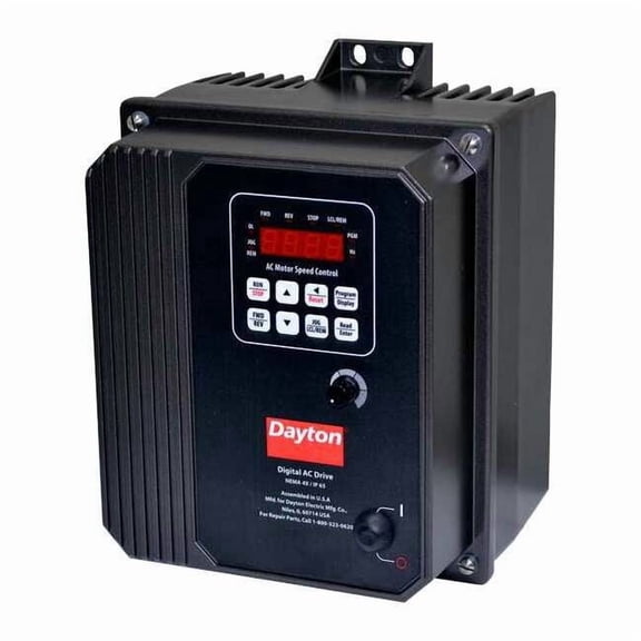 Dayton Variable Freq Drive,2HP,0-240VAC 13E646