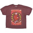 thumbnail image 5 of Urban Outfitters Women's X The Smashing Pumpkins Oversized Fit Tee T-Shirt Dress (Small/Medium, Burgundy Vintage Wash), 5 of 5
