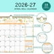 thumbnail image 5 of Calendarios Resistentes de Doble Encuadernación, Bloques Diarios Grandes, Calendario de Pared de 18 Meses 2026-Enero - Junio 2027 El calendario, 5 of 9