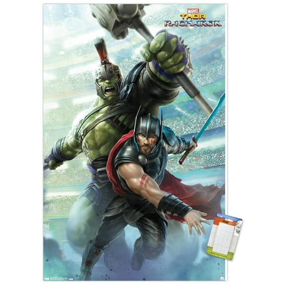 Marvel Cinematic Universe - Thor: Ragnarok - Warriors Wall Poster, 22.375" x 34"