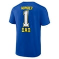 thumbnail image 3 of Men's Royal Los Angeles Rams Father's Day #1 Dad T-Shirt, 3 of 3