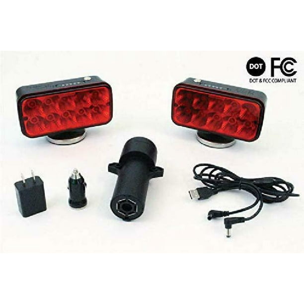 Rechargeable Wireless Led Tow Light Trailer Car Towing Base
