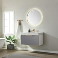 thumbnail image 4 of VINNOVA Alicante 36in  Grey Bathroom Vanity with White Sintered Stone Countertop and Mirror, 4 of 12