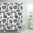 thumbnail image 1 of Cortina de ducha ABPHQTO Escenario Vintage 165x180 cm, 1 of 2