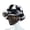Black and white gray, variant on Trendy Fisherman Hat Casual Faux Fabric Basin Hat Wild Bucket Cap Warm for Family Gatherings Friend Birthday