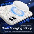 thumbnail image 6 of Decase for iPhone 16 Mag-Safe Case, Shockproof, Drop-Proof, Ultra Slim PC+Soft TPU Back Cover, Thin Matte Protective Case, 3X Military Standard Tested, Magnetic Protective Phone Case,White, 6 of 7