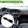 thumbnail image 2 of Dashboard Cover for Hyundai Kona SE SEL N Line Limited 2024 2025 Dash Cover Mat Carpet Center Console Dash Cover Mat Polyester Black Red 1 Pcs, 2 of 7