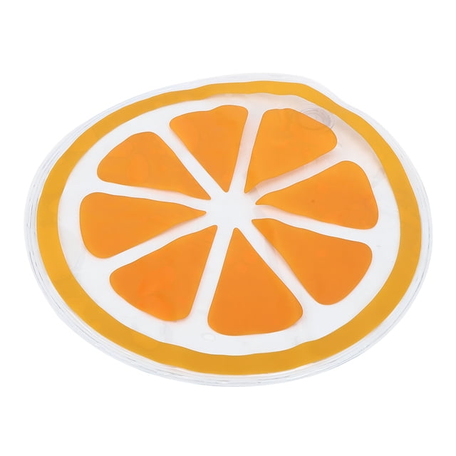 Portable Cooling Water Cushion Round Inflatable Pad Mat for Outdoor Camping HikingOrange
