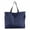 Navy Blue, variant on Shopping Bags Large Capacity Grocery Totes With Zipper Washable Reusable Simple Handbag Outdoor Heavy Duty New Fashion Bag