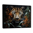 thumbnail image 2 of Designart "The Silent Stalk of the Leopard II" Animals Floater Framed Wall Art Living Room, 2 of 7