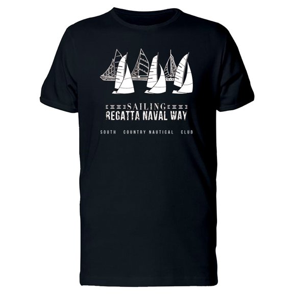 Sailing Regatta Naval Way Tee Men's -Image by Shutterstock
