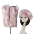 thumbnail image 1 of Ensemble Chapeau Chaussette Protection contre le Froid Extensible Doux Non-Rétrécissant Résistant aux Déchirures Garde au Chaud Fibres Acryliques Fausse Fourrure Haut Vide Kit de Chaussettes pour l'Hiver, 1 of 10