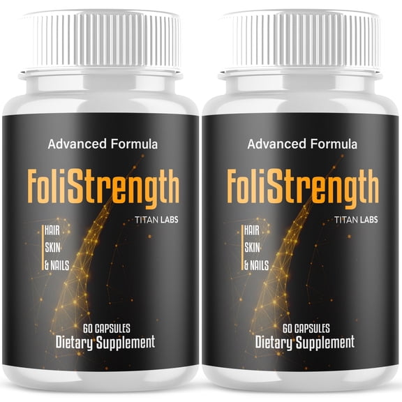 FoliStrength Advanced Formula Healthy Hair Support Supplement Foli Strength 120 Capsules