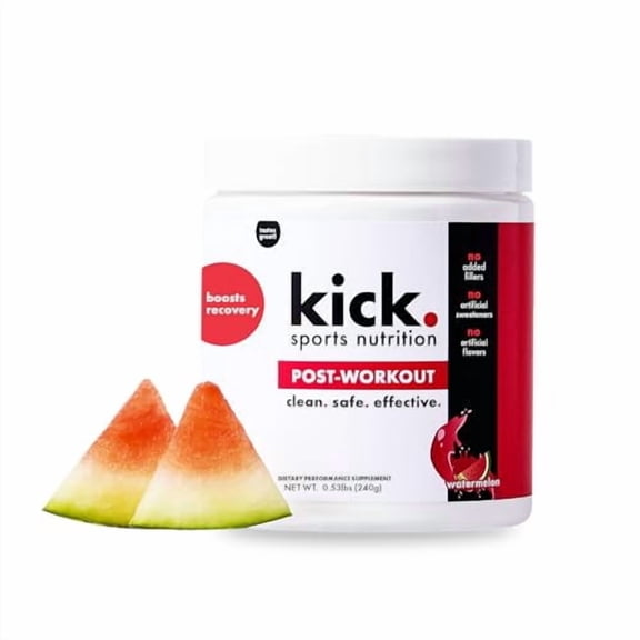 Kick Post Workout Powder, Watermelon Flavor