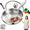 10-inch with cover, variant on Titanium Pans for Cooking – Nonstick Frying Pans with Lid, Hammered Finish Cookware for Even Heat Distribution, Scratch-Resistant & Toxic-Free Cooking, Ultra-Durable, All Stove Compatible