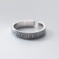 thumbnail image 1 of Anillo retro punk con forma de estrella y flor de serpiente antigua, personalidad de alto sentido, anillo de plata tailandesa para mujeres, 1 of 6